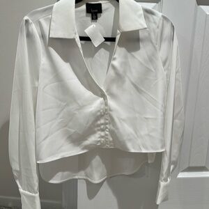 Lumiere | Small hi low blouse NWT